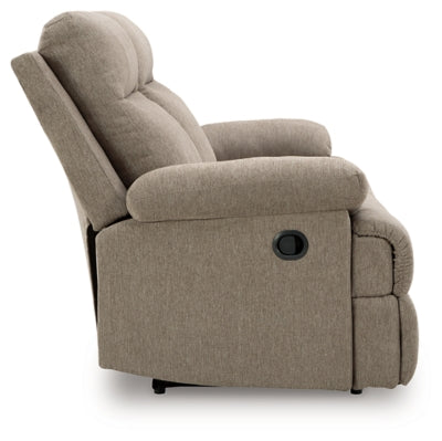 Side-Swipe Reclining Sofa with Drop Down Table - Furniture World