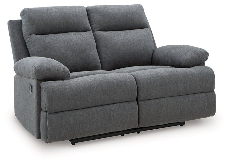 Side-Swipe Reclining Loveseat - Furniture World
