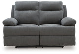Side-Swipe Reclining Loveseat - Furniture World