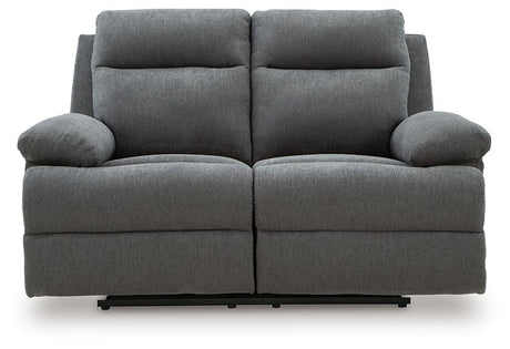 Side-Swipe Reclining Loveseat - Furniture World