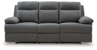 Side-Swipe Reclining Sofa with Drop Down Table - Furniture World