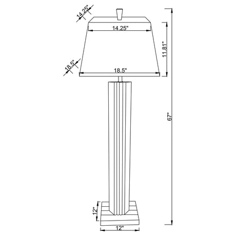 Elena Floor Lamp - Furniture World