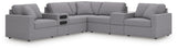 Modmax Balanced Sectional with Audio and Storage Consoles