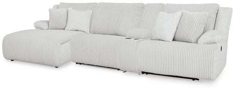 Top Tier Reclining Sectional with Chaise - Furniture World