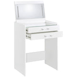 Danbury Makeup Vanity Table with LED Mirror and Stool