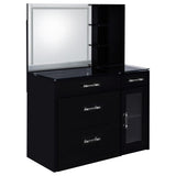 Flora Makeup Vanity Table with LED Mirror and Stool