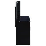 Flora Makeup Vanity Table with LED Mirror and Stool