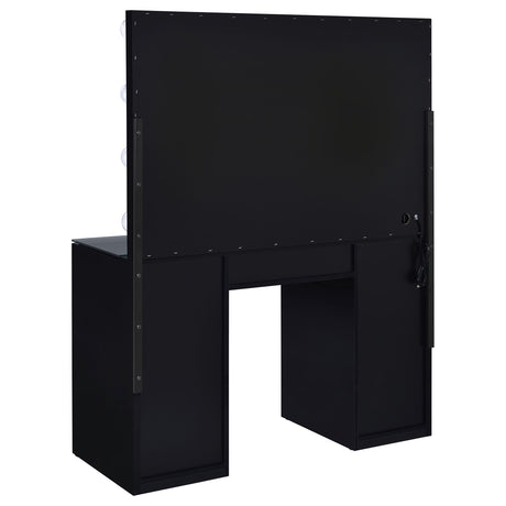 Acena Makeup Vanity Table with LED Mirror - Furniture World