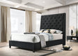 Chantilly King Bed Black Velvet image