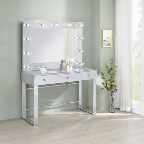 Umbridge Makeup Vanity Table with LED Mirror - Furniture World