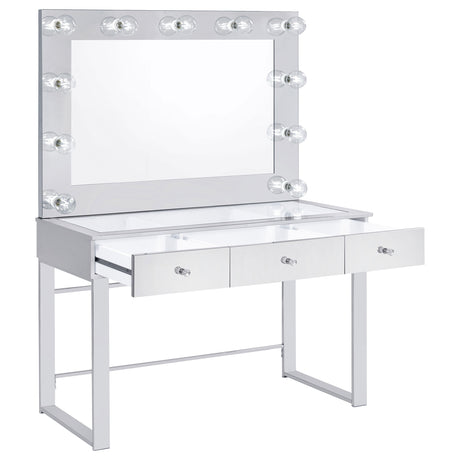 Umbridge Makeup Vanity Table with LED Mirror - Furniture World