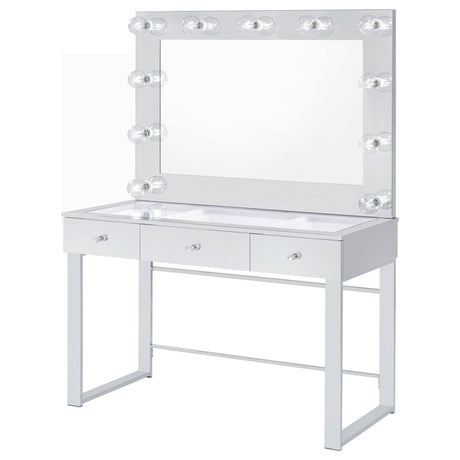 Umbridge Makeup Vanity Table with LED Mirror - Furniture World