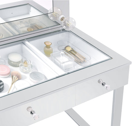 Umbridge Makeup Vanity Table with LED Mirror - Furniture World