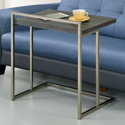 Dani Rectangular Snack Table with Metal Base - Furniture World