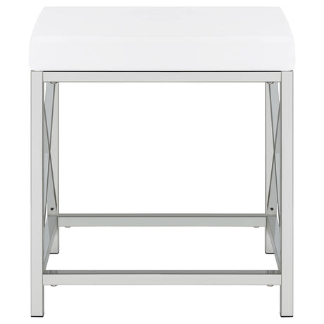 Eliza Makeup Vanity Table with LED Mirror and Stool - Furniture World