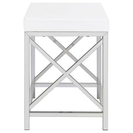 Eliza Makeup Vanity Table with LED Mirror and Stool - Furniture World