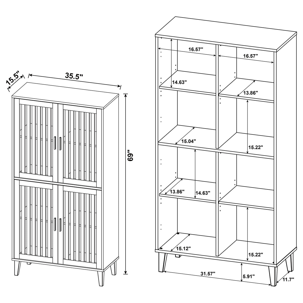 Elouise Tall Accent Cabinet