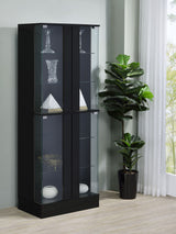 Cabra Curio Cabinet with LED Lighting