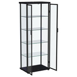 Aero Curio Cabinet with LED Lighting