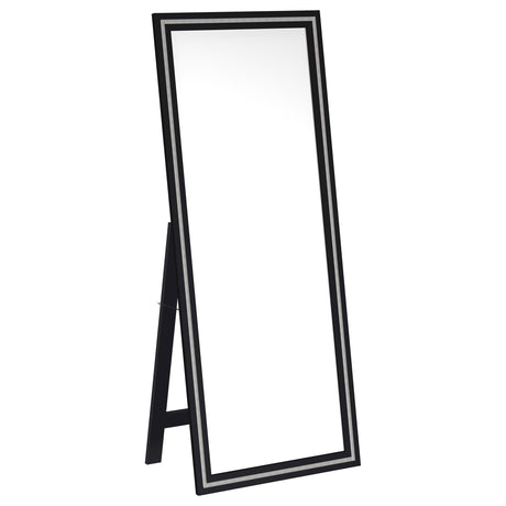 Windrose Standing Mirror with LED Lighting - Furniture World