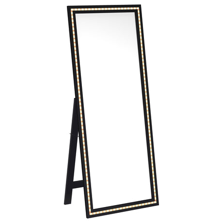Windrose Standing Mirror with LED Lighting - Furniture World