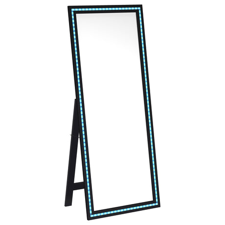 Windrose Standing Mirror with LED Lighting - Furniture World