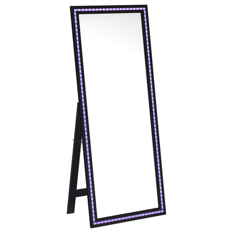 Windrose Standing Mirror with LED Lighting - Furniture World