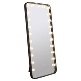 Canton Standing Mirror with LED Lighting and Bluetooth Speaker
