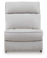 Social Pointe Reclining Sectional with Storage Consoles
