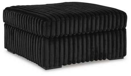 Midnight-Madness Oversized Accent Ottoman - Furniture World