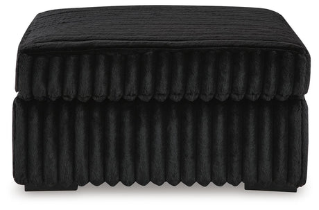 Midnight-Madness Oversized Accent Ottoman - Furniture World
