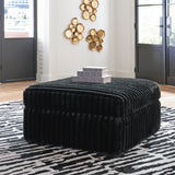 Midnight-Madness Oversized Accent Ottoman
