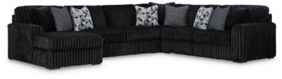 Midnight-Madness Sectional with Chaise - Furniture World