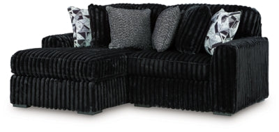 Midnight-Madness Sectional with Chaise - Furniture World