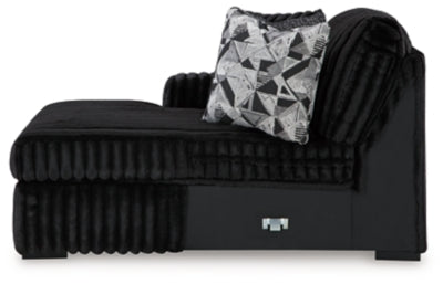 Midnight-Madness Sectional Sofa with Chaise - Furniture World