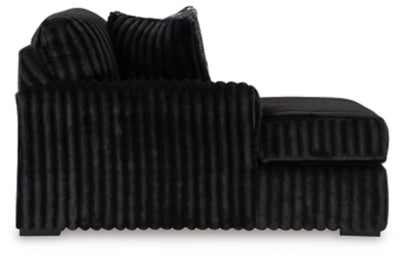 Midnight-Madness Sectional with Chaise - Furniture World
