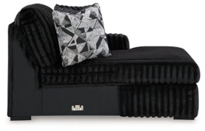 Midnight-Madness Sectional with Chaise - Furniture World
