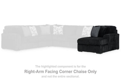 Midnight-Madness Sectional with Chaise - Furniture World
