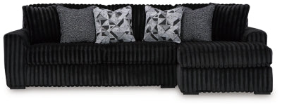 Midnight-Madness Sectional Sofa with Chaise - Furniture World