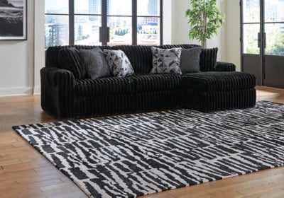 Midnight-Madness Sectional Sofa with Chaise - Furniture World