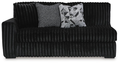 Midnight-Madness Sectional with Chaise - Furniture World
