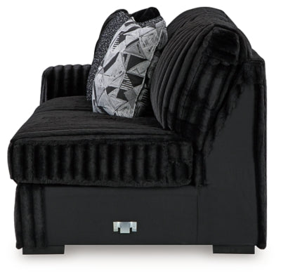 Midnight-Madness Sectional with Chaise - Furniture World
