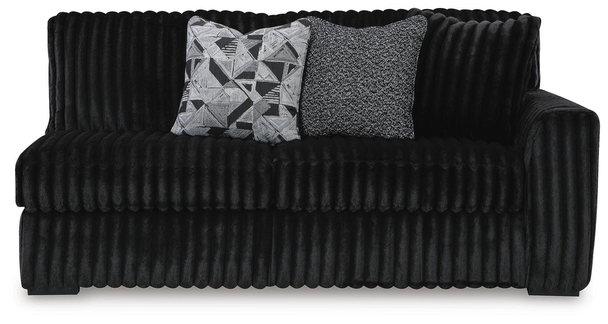Midnight-Madness Sectional with Chaise