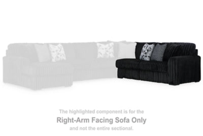 Midnight-Madness Sectional with Chaise - Furniture World