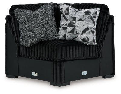 Midnight-Madness Sectional with Chaise - Furniture World