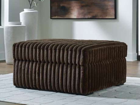Midnight-Madness Oversized Accent Ottoman - Furniture World