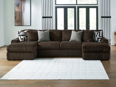 Midnight-Madness Sectional with Chaise - Furniture World