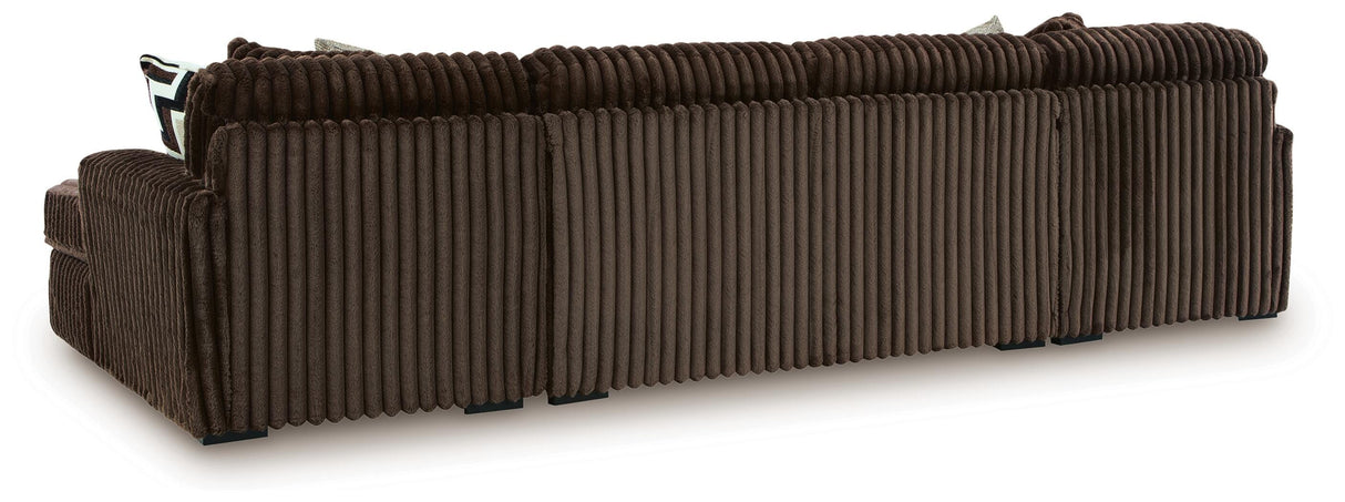 Midnight-Madness Sectional with Chaise