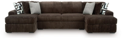 Midnight-Madness Sectional with Chaise - Furniture World