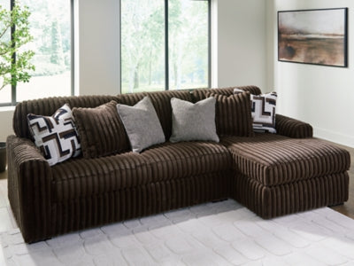 Midnight-Madness Sectional Sofa with Chaise - Furniture World